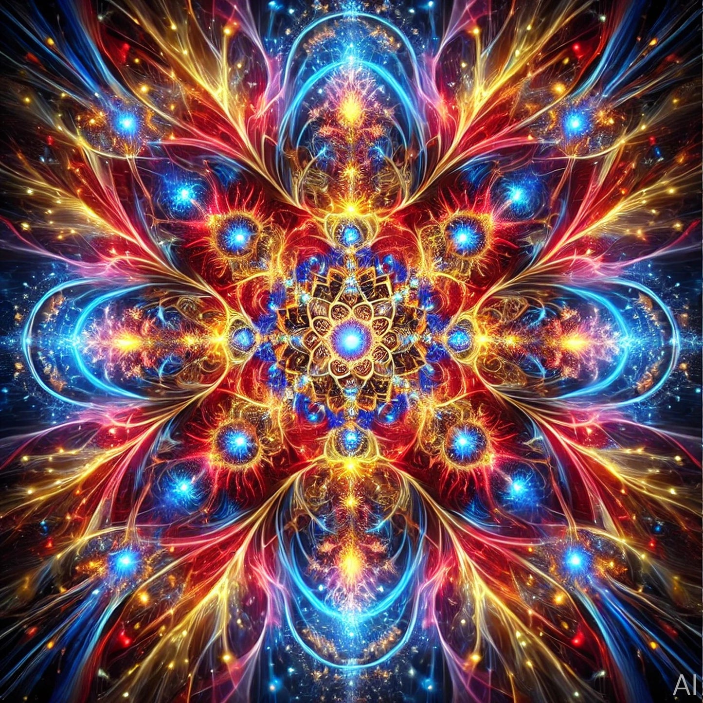 Galactic Mandalas – USB + Digital Download (5 Cosmic Art Prints)