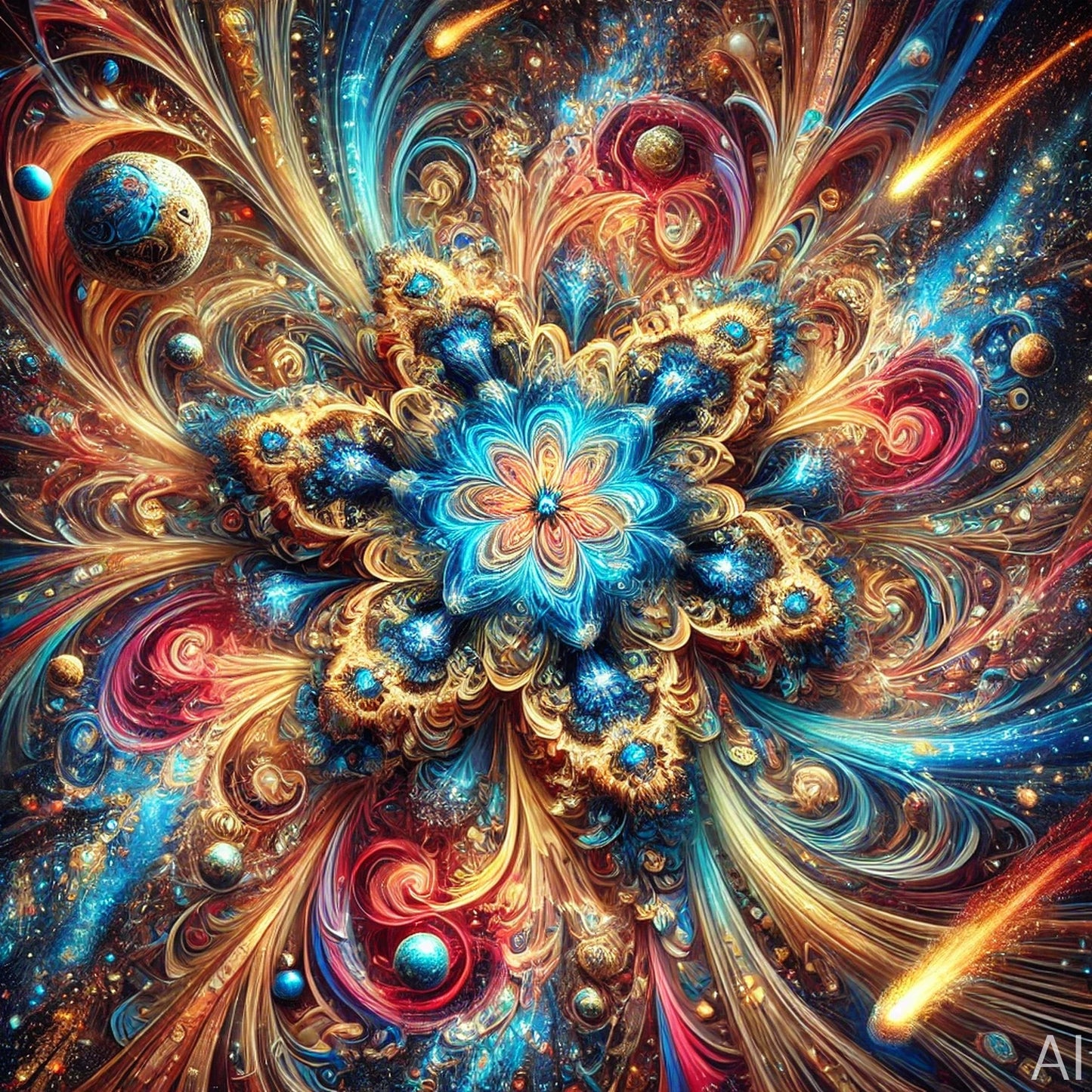 Nexus – USB + Digital Download (5 Cosmic Mandala Energy Art Prints)