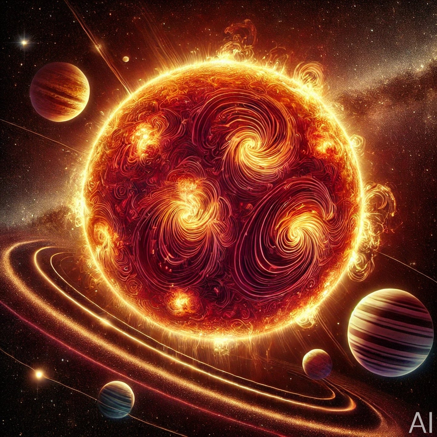 Solar Motion Sunstar – USB + Digital Download (5 Sunburst JPG Art Prints)