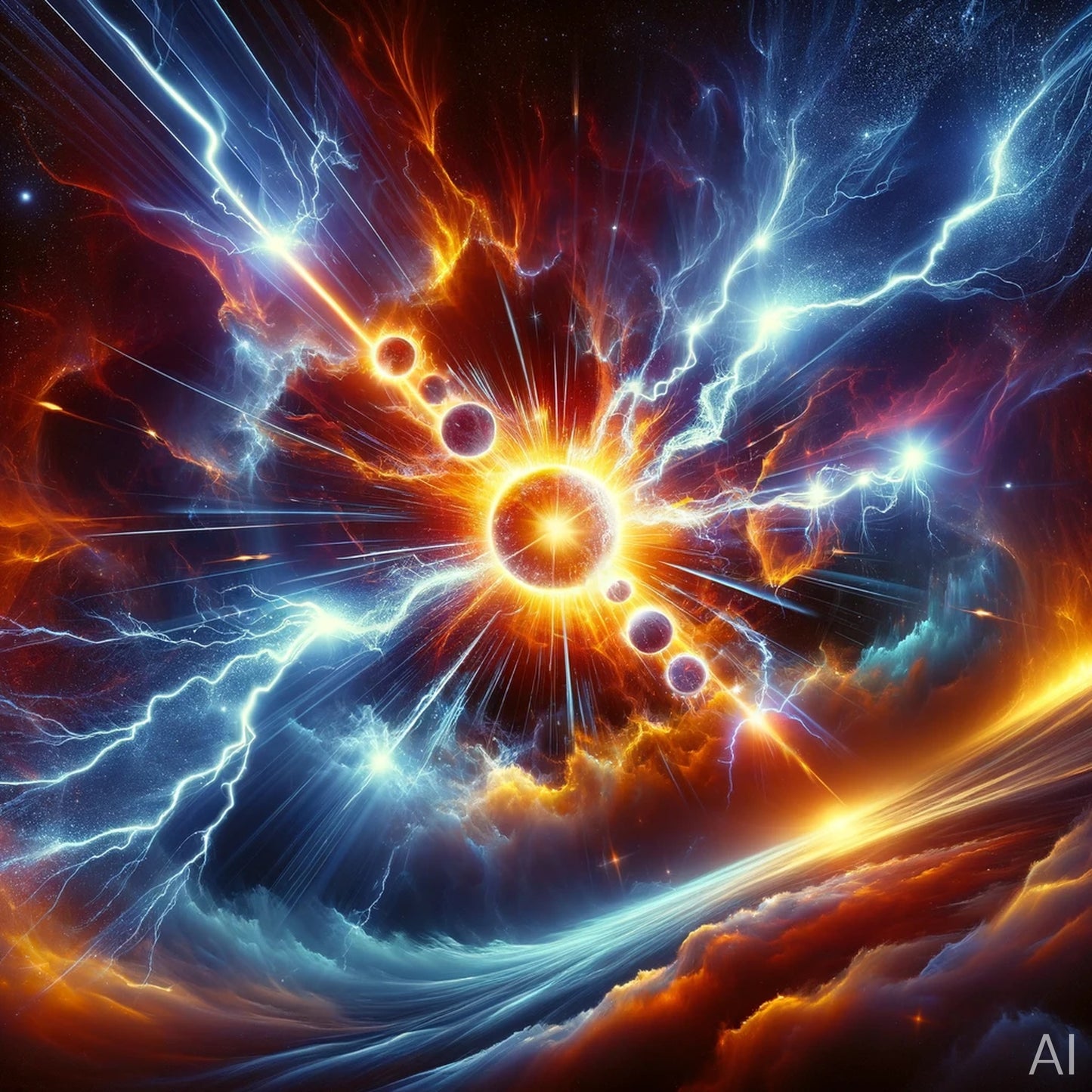 Celestial Symphony – USB + Digital Download (5 Cosmic Explosion Art Prints)