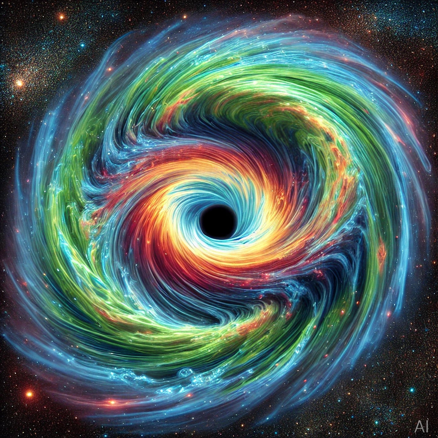 Black Hole Gravities – 5 Galactic Swirl JPG Artworks (High-Resolution ZIP Download)
