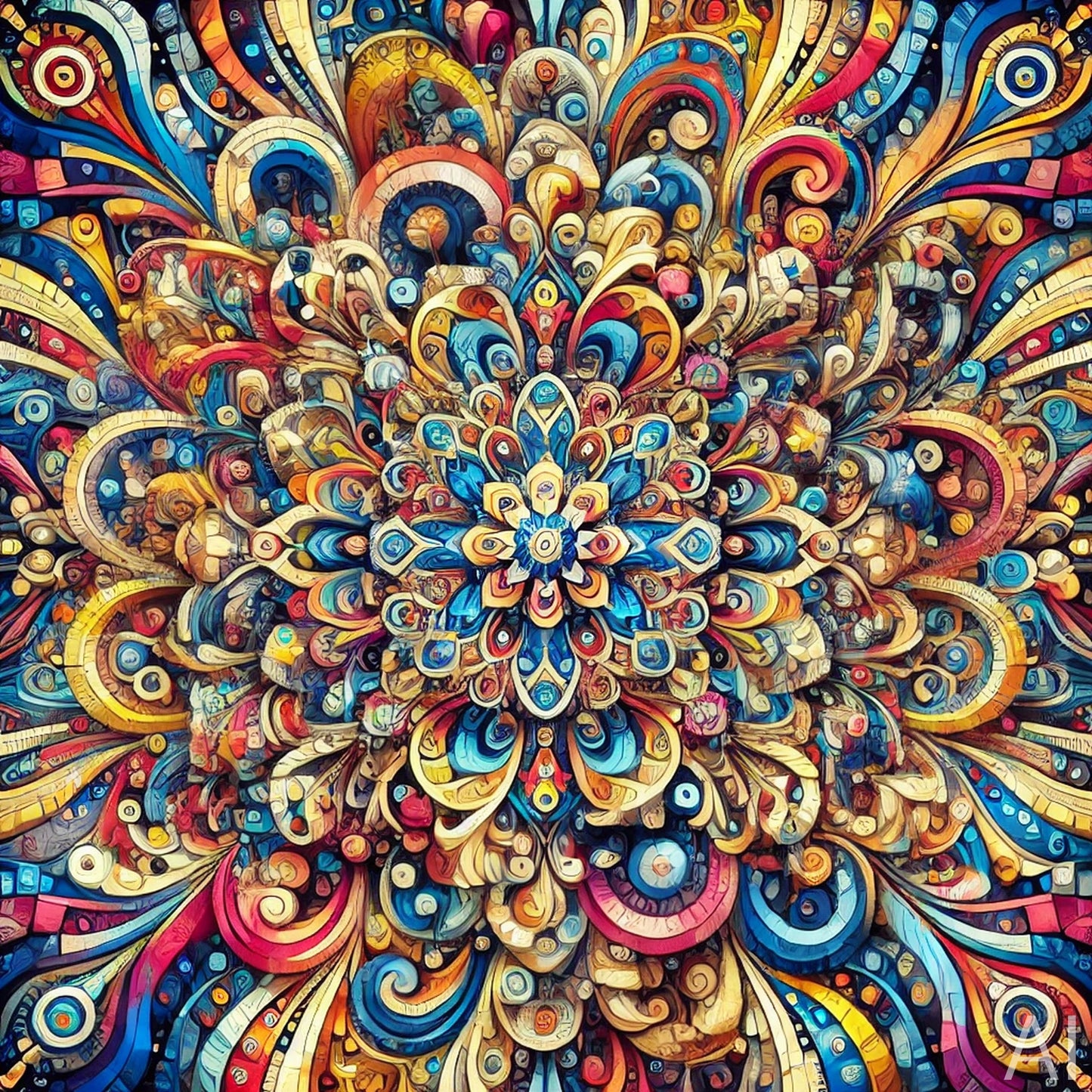 🟣 Jazz Explosion – USB + Digital Download (5 Psychedelic Abstract Art Prints)
