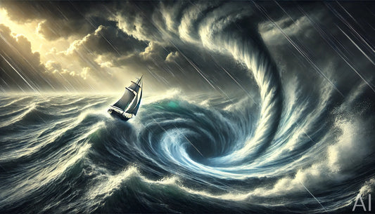 Maelstrom Visions – 5 Stormy Surreal Digital Art Prints (High-Resolution ZIP Download)