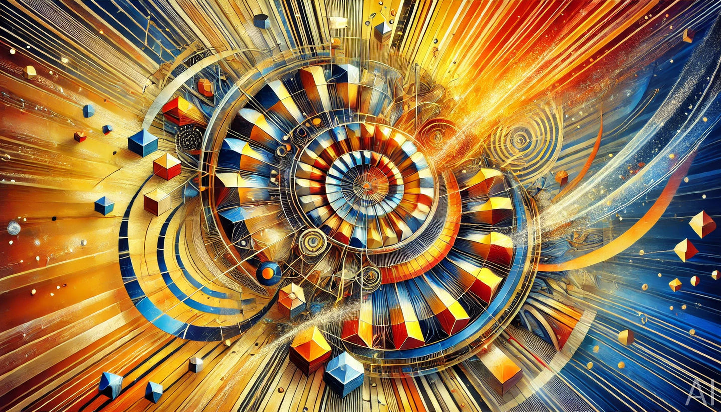 Bender Decomposition – 5 Futuristic Geometry JPG Artworks (ZIP File Download)