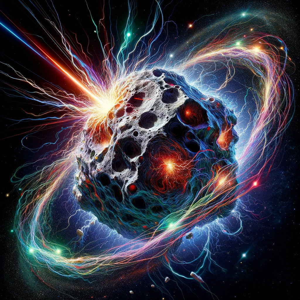 Electro Asteroids – Cosmic Impact Art Series