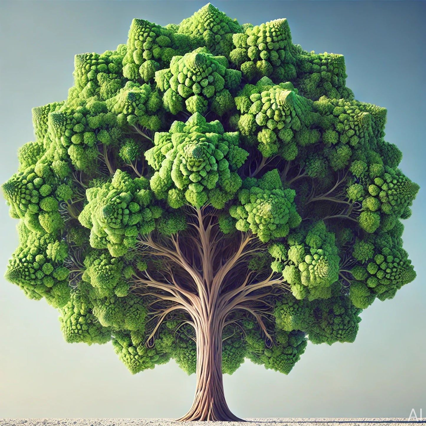 Fractal Math Trees – USB + Digital Download (5 Nature Geometry JPG Art Prints)