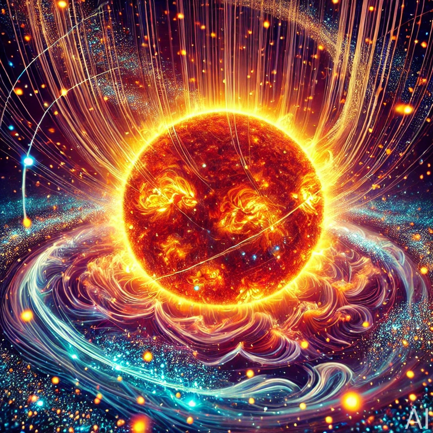 Solar Motion Sunstar – USB + Digital Download (5 Sunburst JPG Art Prints)