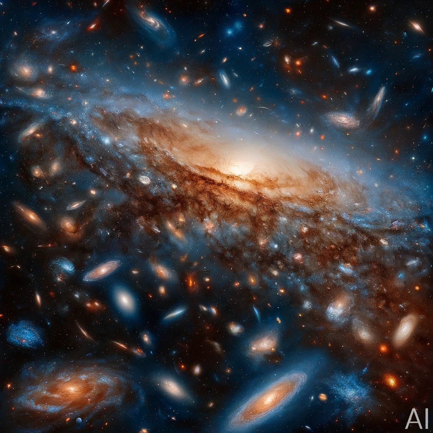 SpaceProj Galaxies – USB + Digital Download (5 Galaxy JPG Art Prints)