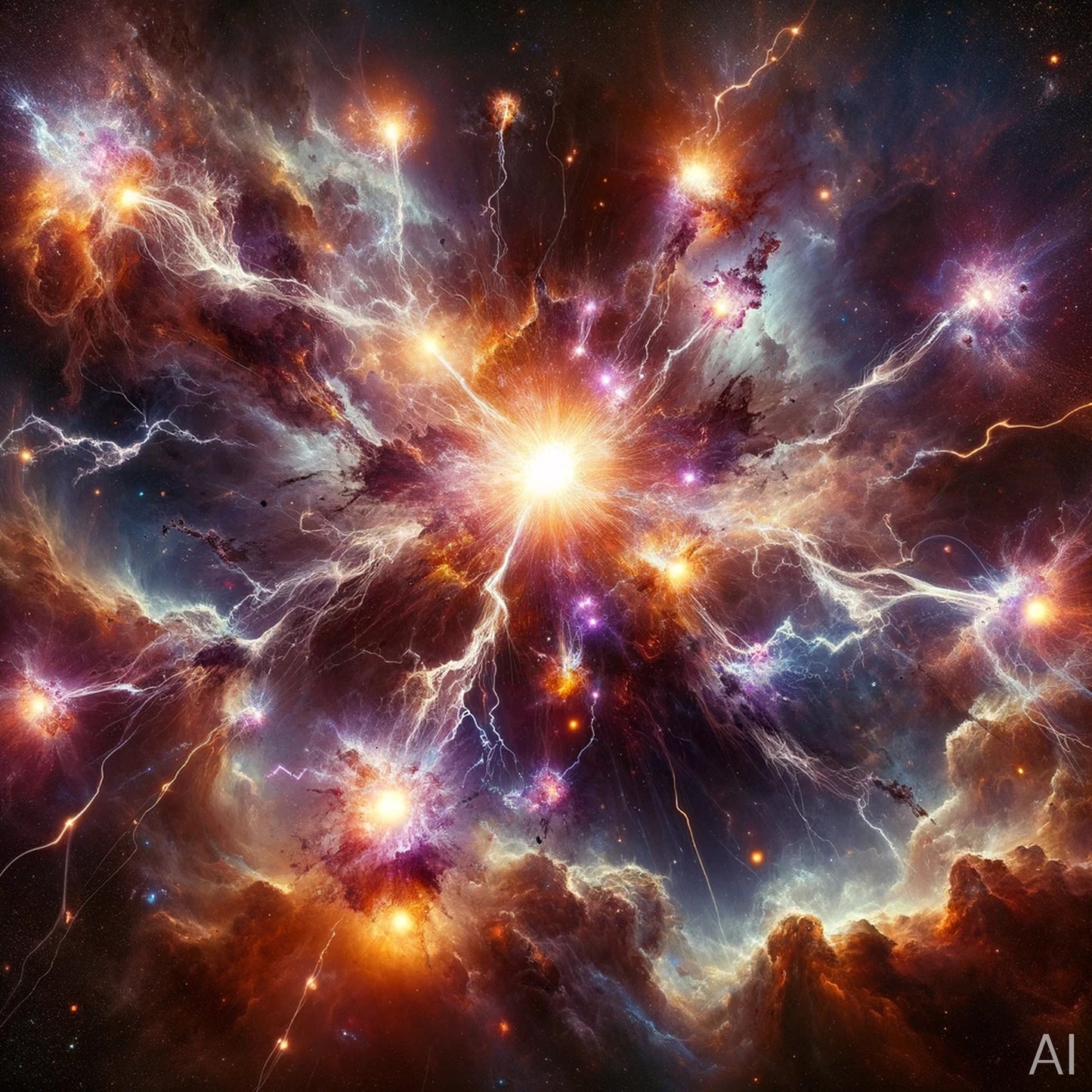 Celestial Symphony – USB + Digital Download (5 Cosmic Explosion Art Prints)