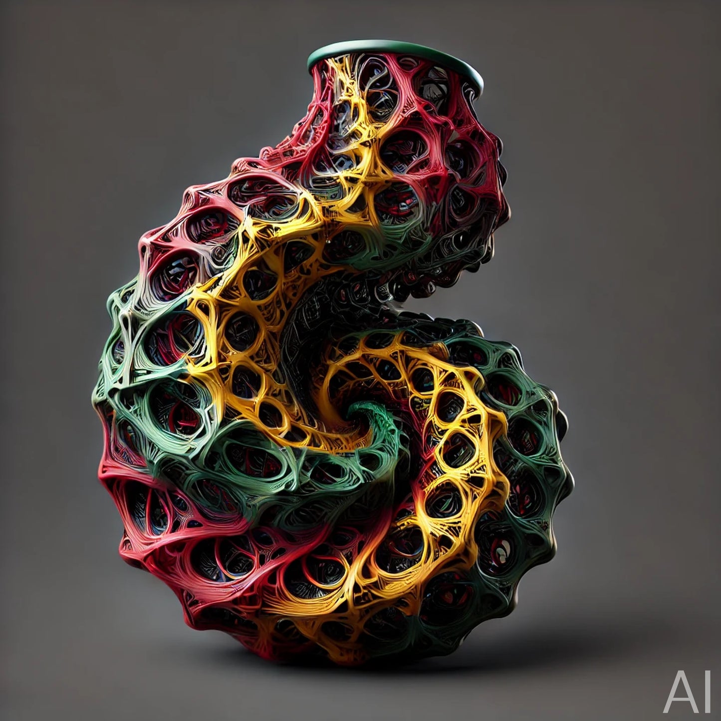 Klein Bottle Forms – USB + Digital Download (5 Mathematical Sculpture JPG Art Prints)