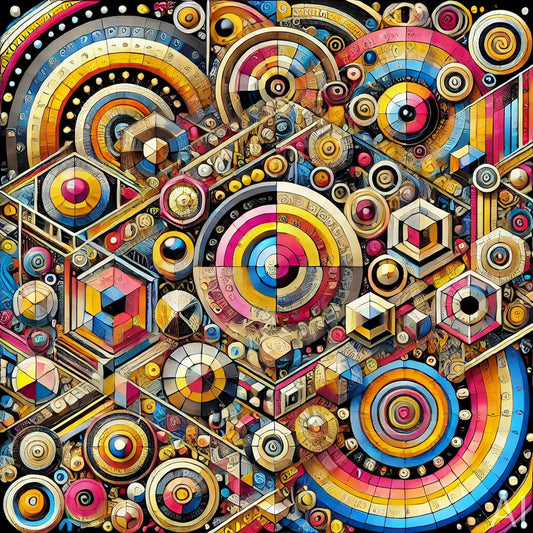 Geometric Kaleidoscapes – 5 Abstract Mandala Digital Art Prints (ZIP File Download)