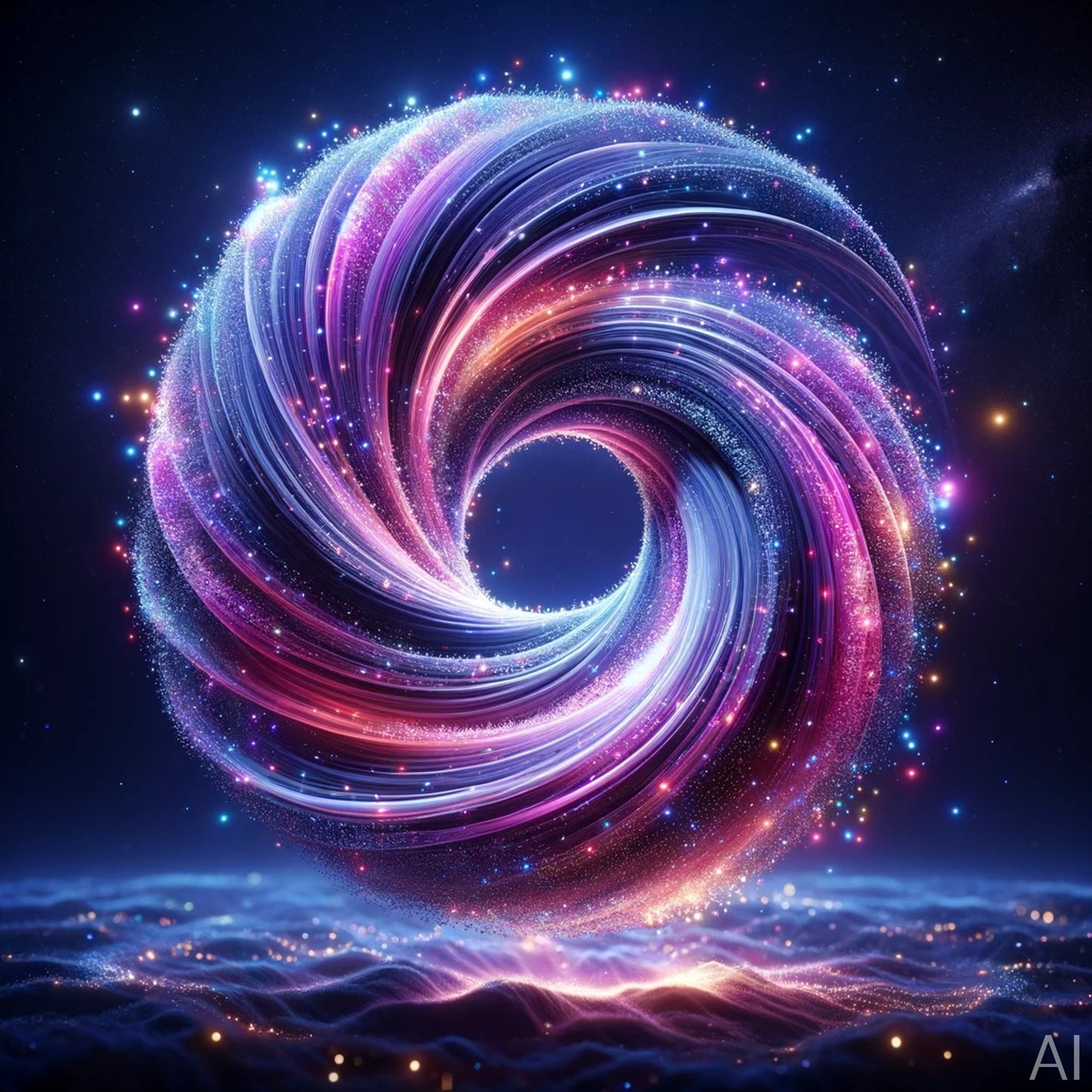 Blueblackhole Torus – USB + Digital Download (5 Vortex Spiral JPG Artworks)