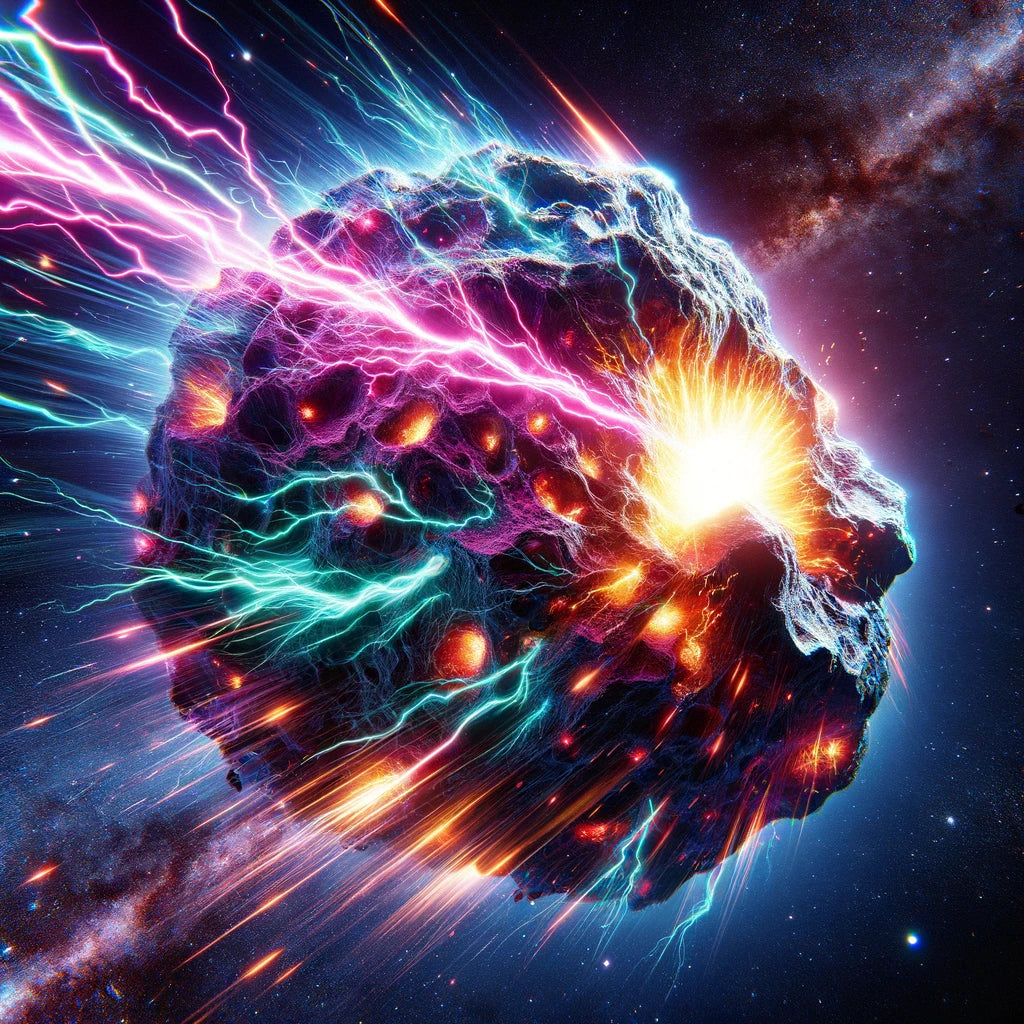 Electro Asteroids – Cosmic Impact Art Series