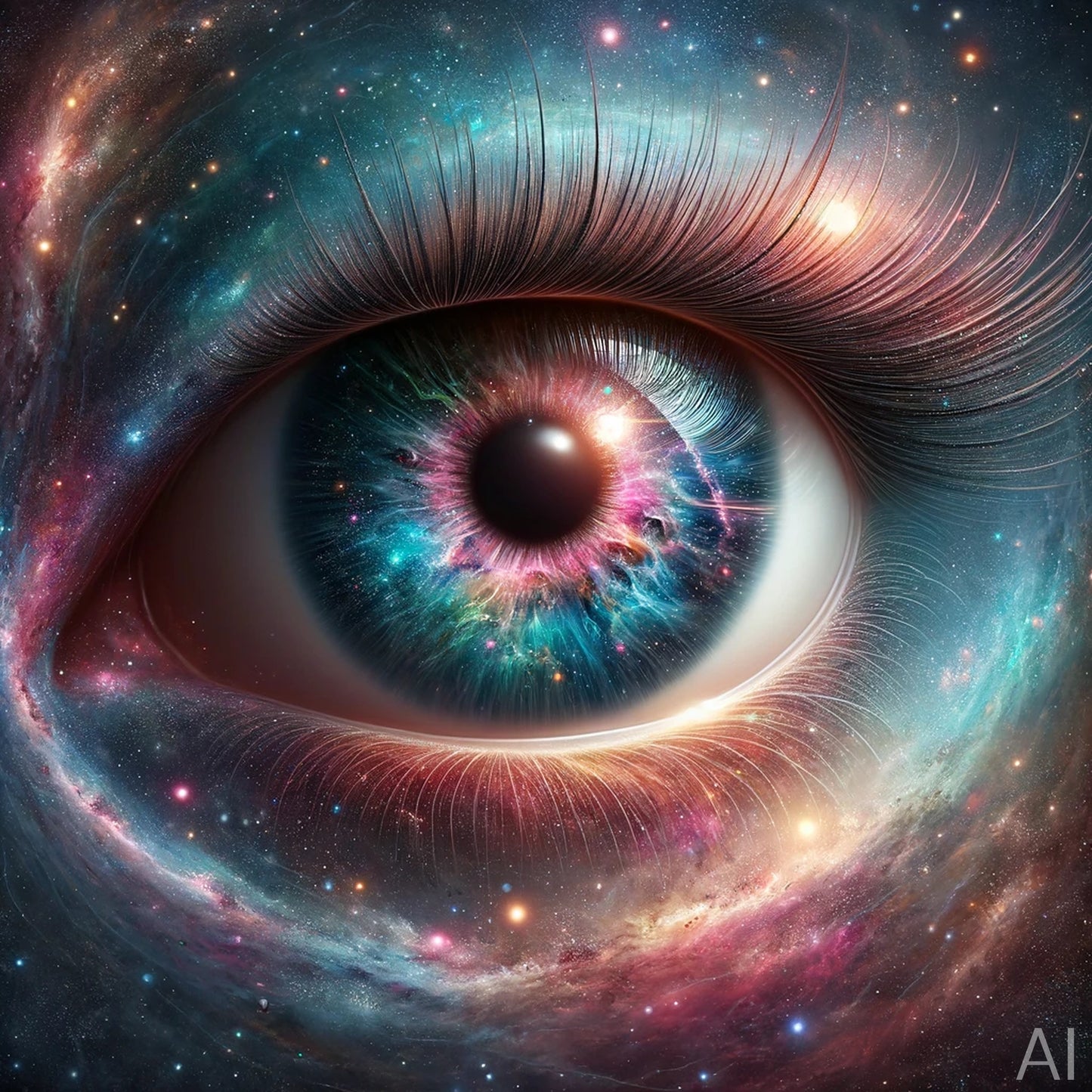 Cosmic Vision – Surreal Eye Art Collection