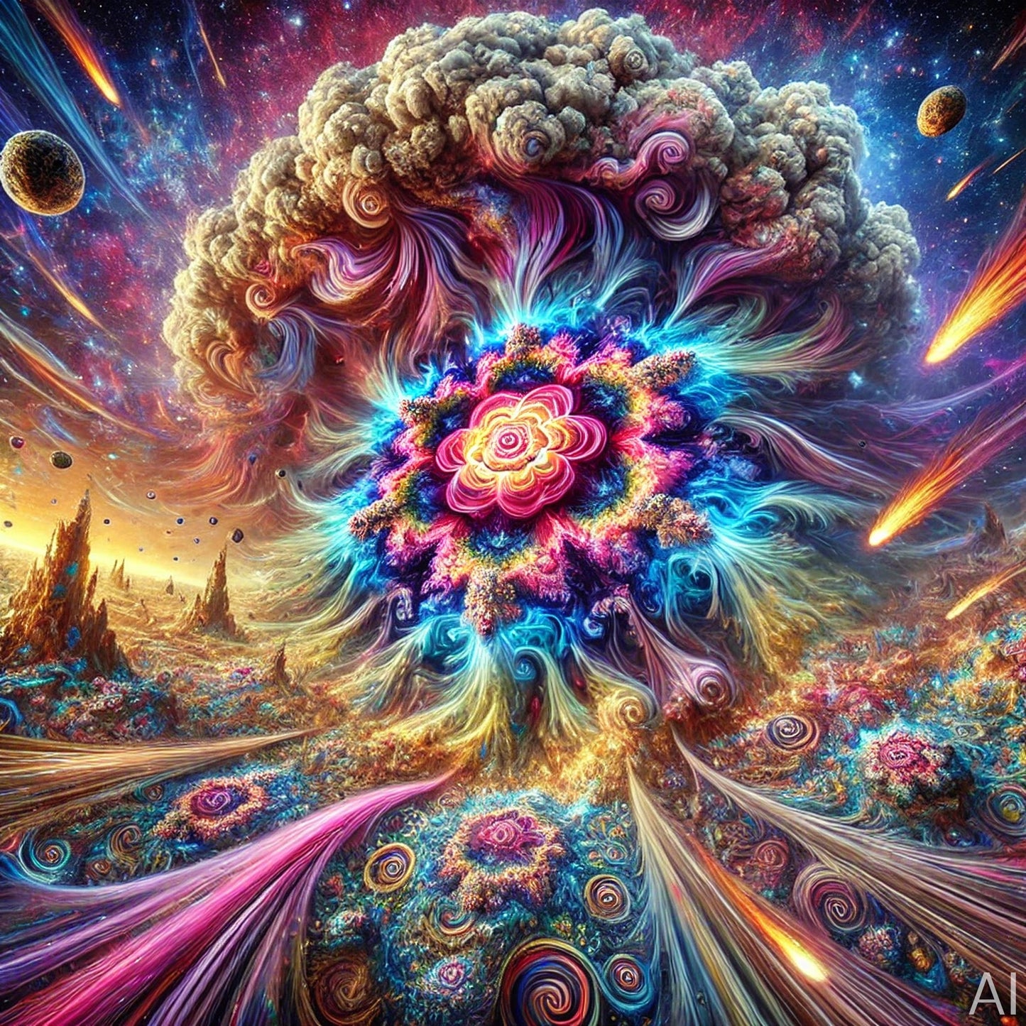 Nexus – USB + Digital Download (5 Cosmic Mandala Energy Art Prints)