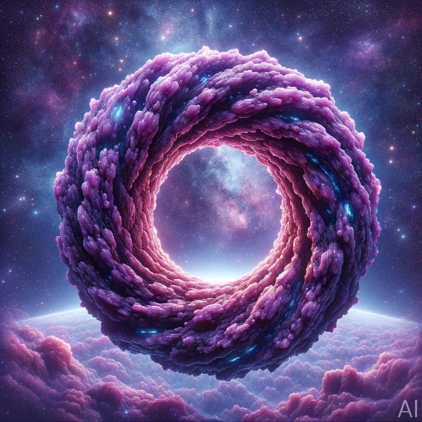 Blueblackhole Torus – USB + Digital Download (5 Vortex Spiral JPG Artworks)