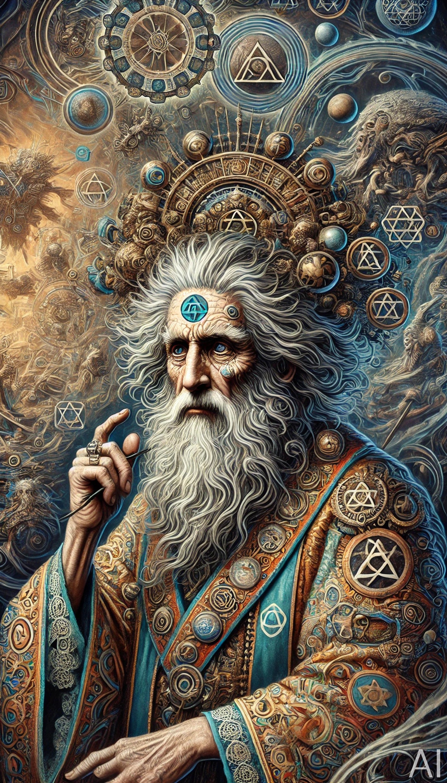 Seagull Deities – USB + Digital Download (5 Mythic Skyborn JPG Art Prints)