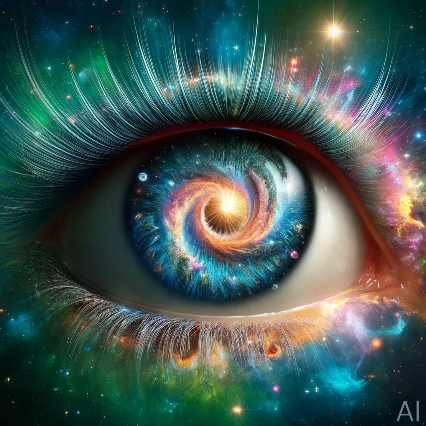 Cosmic Vision – Surreal Eye Art Collection