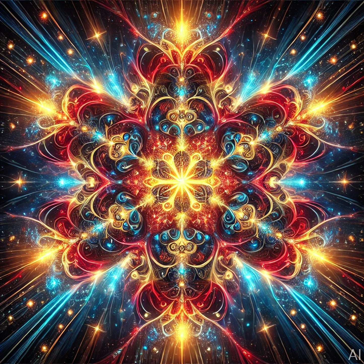 Galactic Mandalas – USB + Digital Download (5 Cosmic Art Prints)