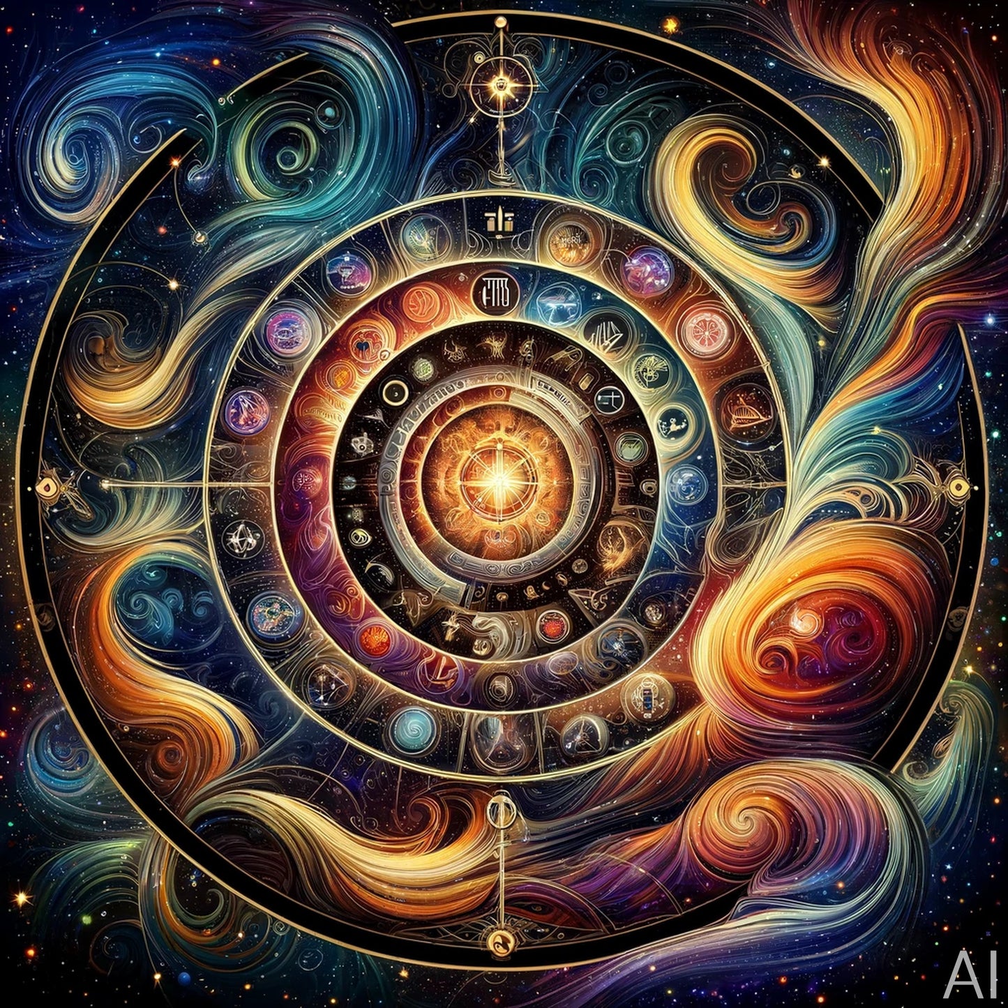 Sigilum – USB + Digital Download (5 Cosmic Sigil Art Prints)