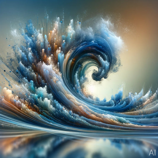 Stardust Wave – 5 Cosmic Ocean Digital Art Prints (High-Resolution ZIP Download)