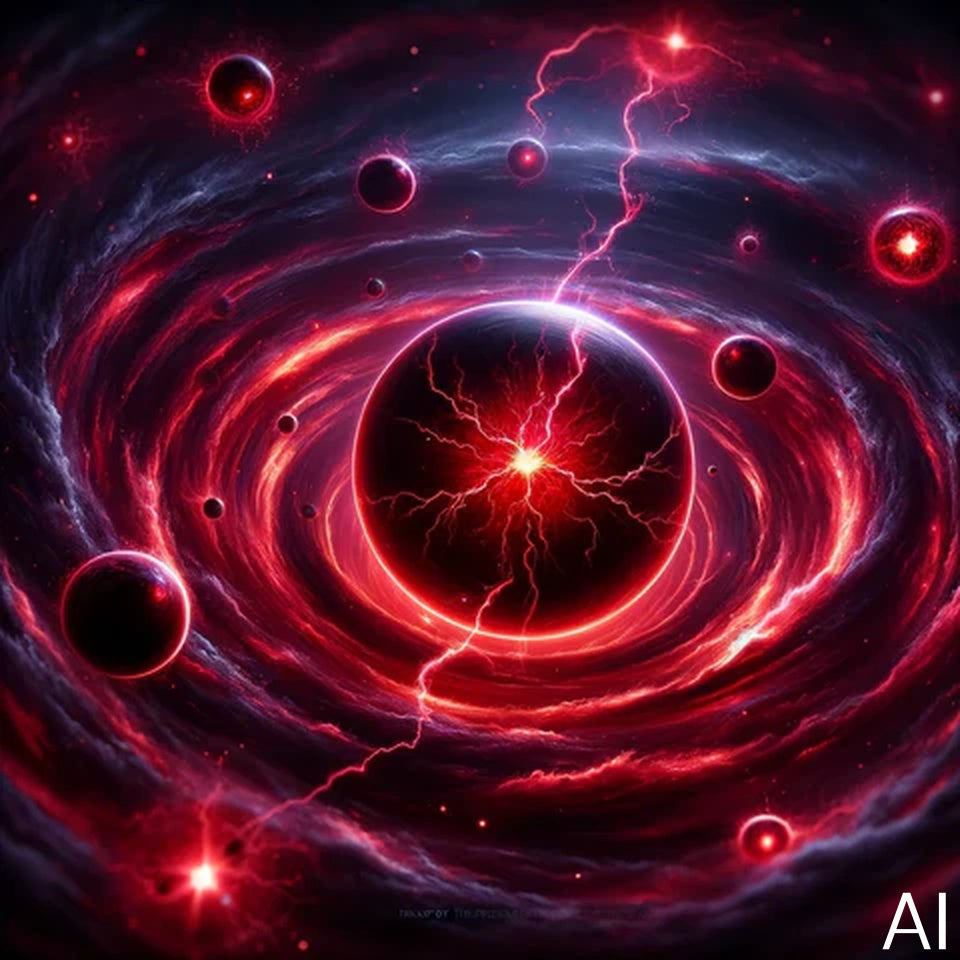 Red Planet – USB + Digital Download (5 Sci-Fi Space Explosion Art Prints)