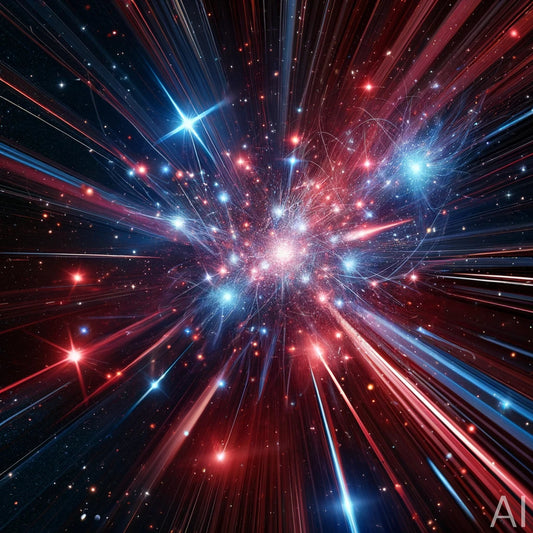 Lightspeed – USB + Digital Download (5 Abstract Space Burst JPG Art Prints)