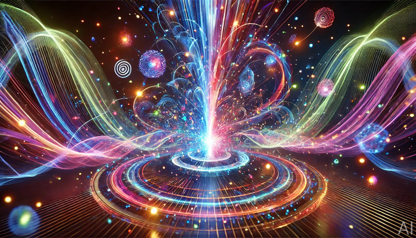 CERN Particle Collision – 5 Quantum Burst JPG Artworks (ZIP File Download)