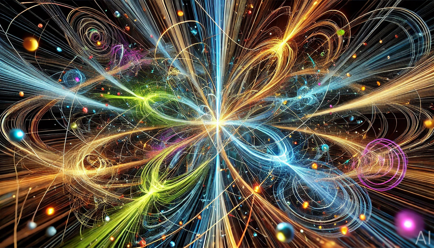 CERN Particle Collision – 5 Quantum Burst JPG Artworks (ZIP File Download)