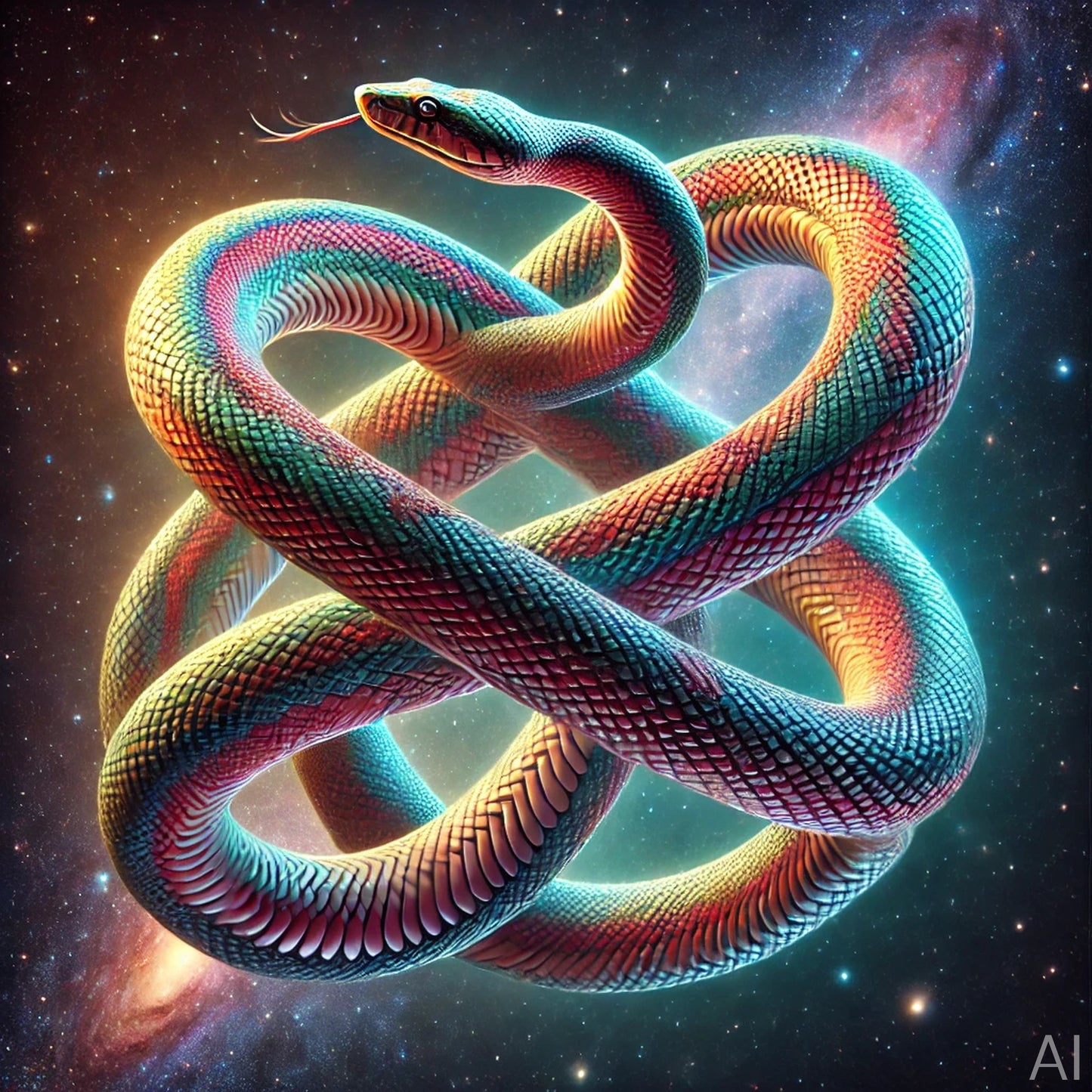 Boaz Snake – 5 Cosmic Infinity Serpent JPG Artworks (High-Resolution ZIP Download)