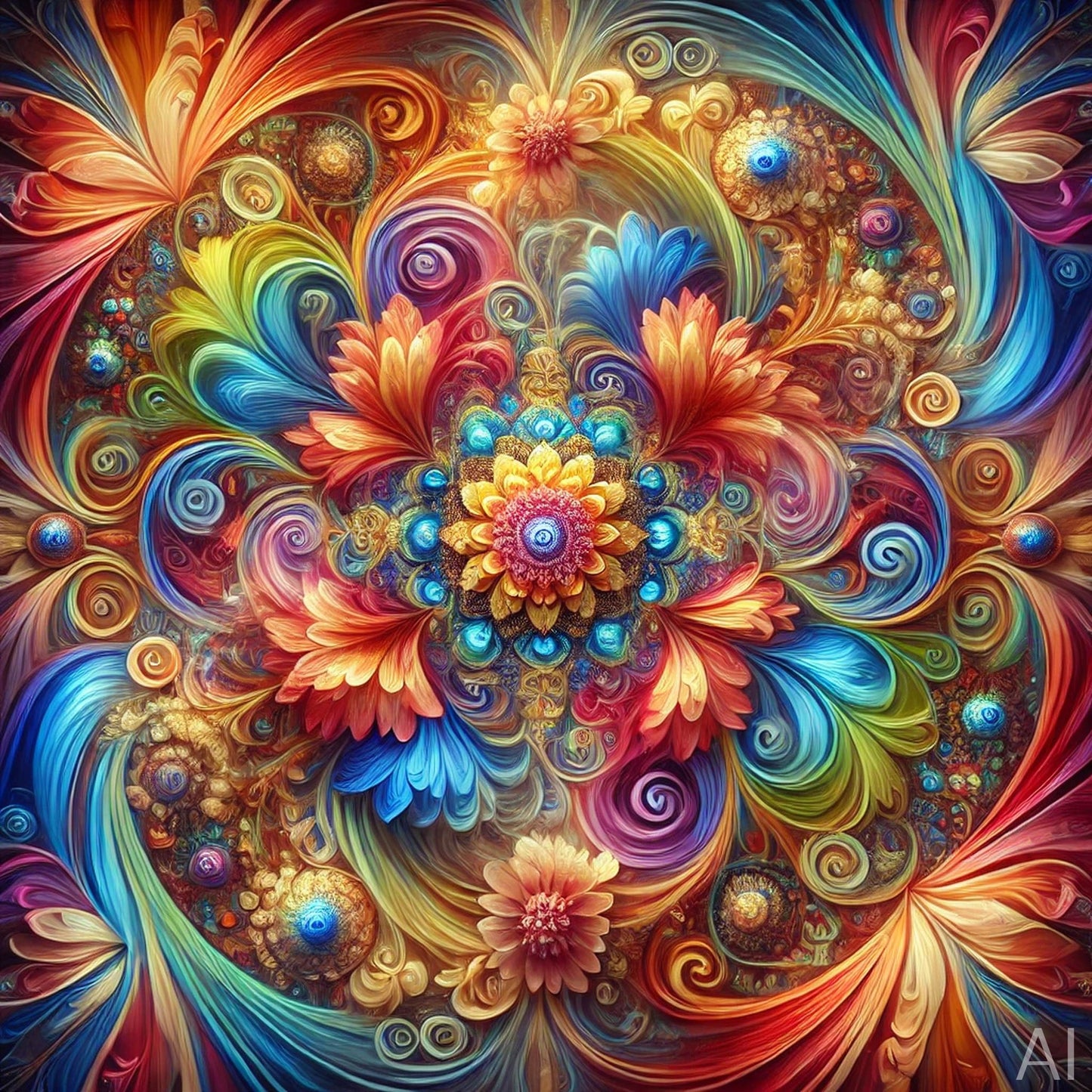 🖼️ Floral Dali – 5 Surreal Botanical Digital Art Prints (Instant Download)