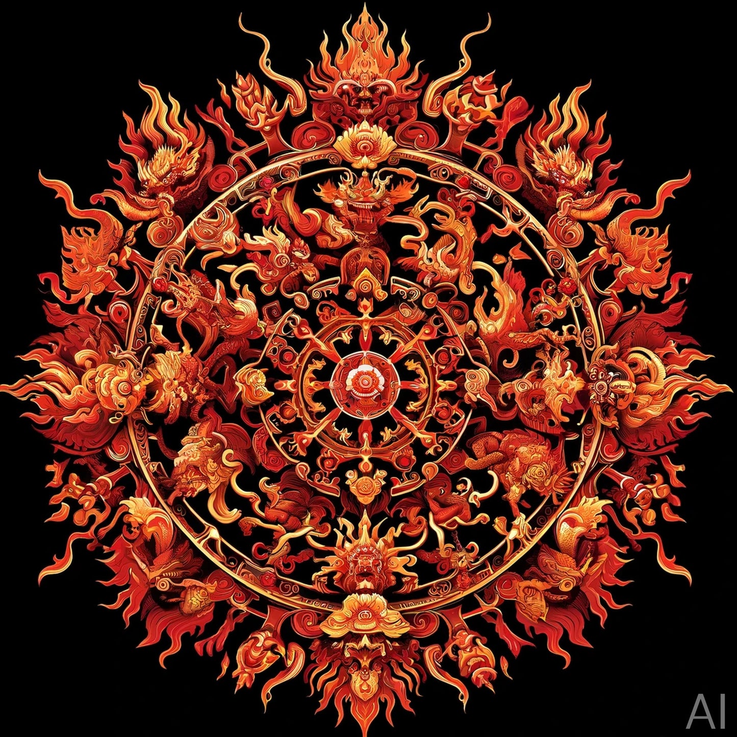 Fractal Play – 50 Kaleidoscopic JPG Artworks (ZIP File via Email)