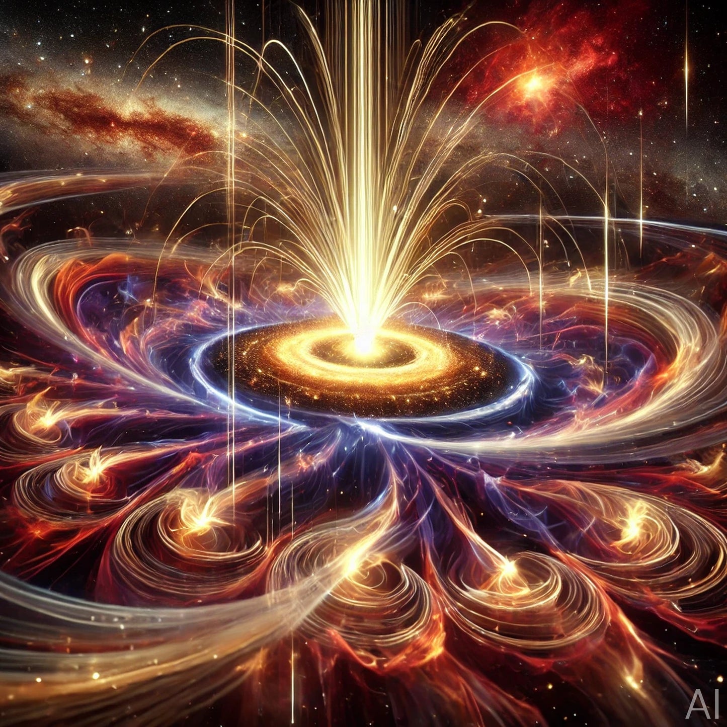 Cosmic Fountains – USB + Digital Download (5 Stellar Stream Art Prints)