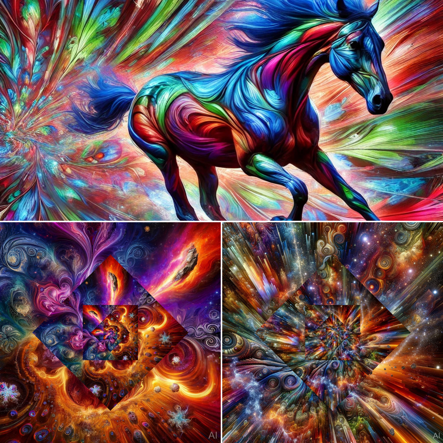 250 AI Artworks – USB + Digital Bundle