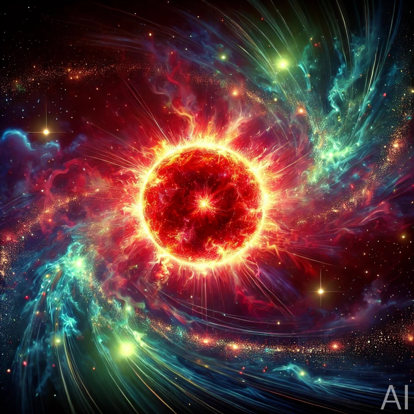 Ignite – USB + Digital Download (5 Solar Sunstar Fractal Art Prints)