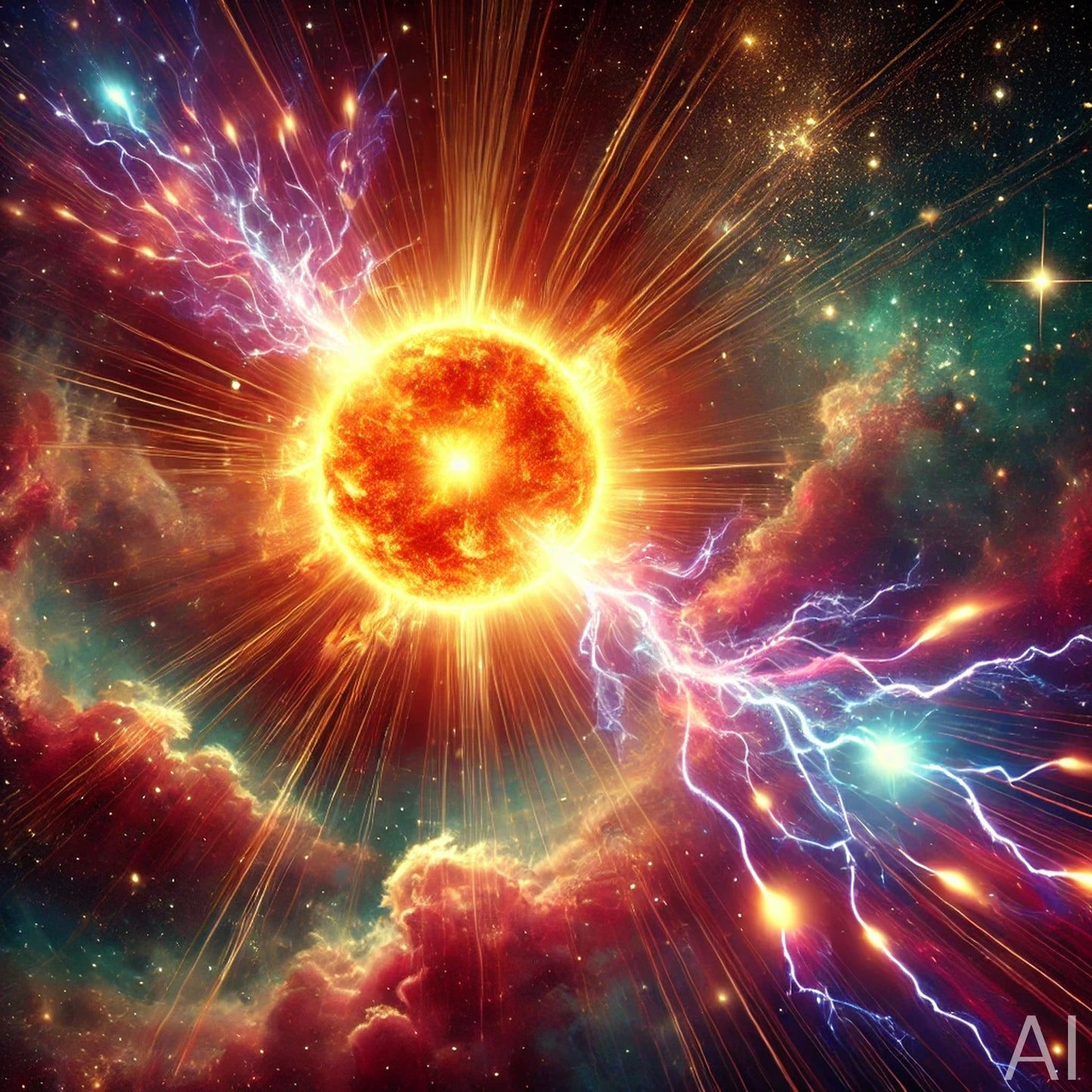 Ignite – USB + Digital Download (5 Solar Sunstar Fractal Art Prints)