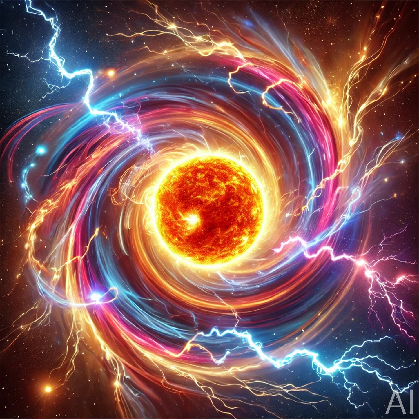 Ignite – USB + Digital Download (5 Solar Sunstar Fractal Art Prints)