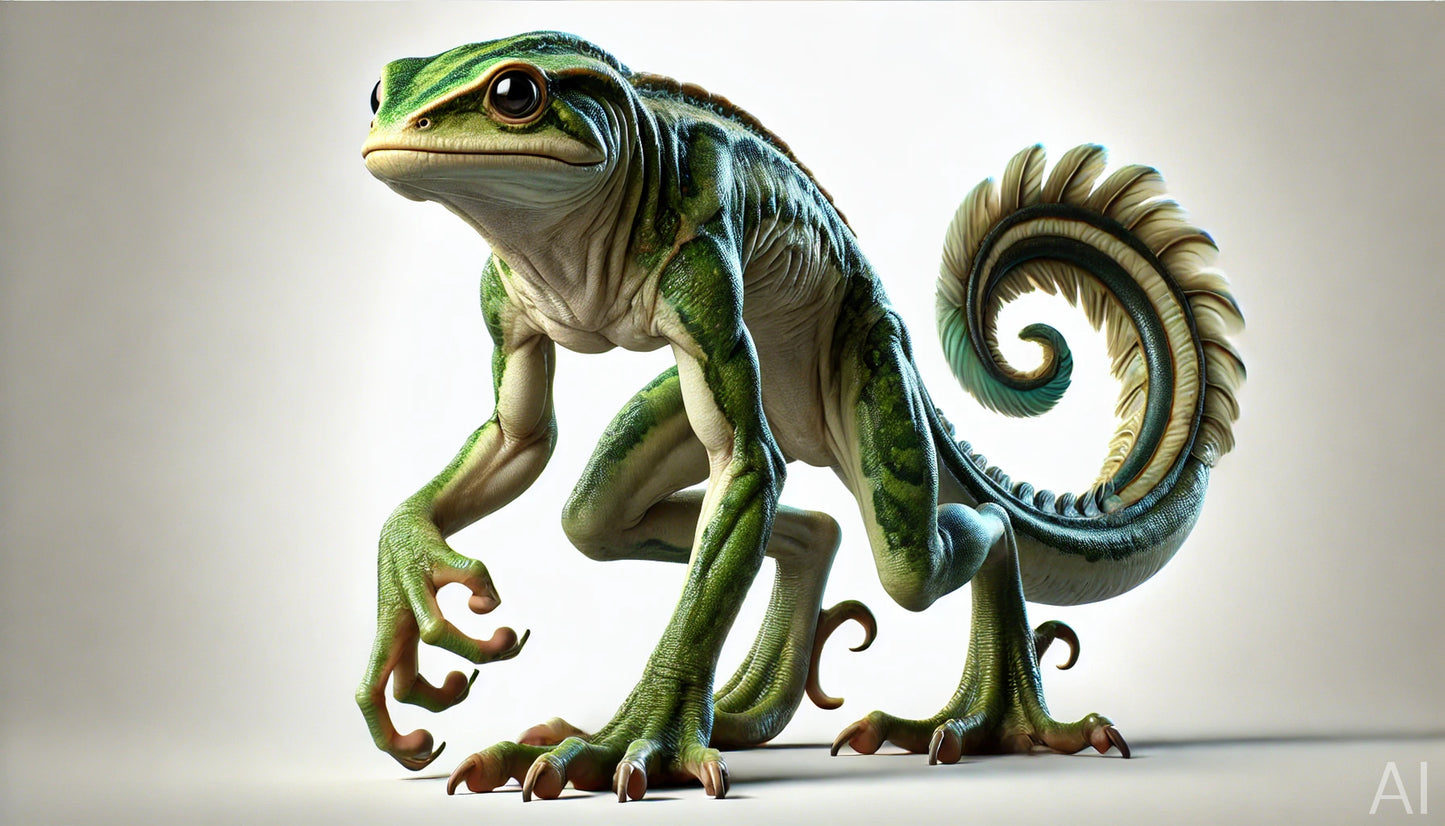 Geckos & Fish – USB + Digital Download (5 Surreal Nature-Inspired Art Prints)