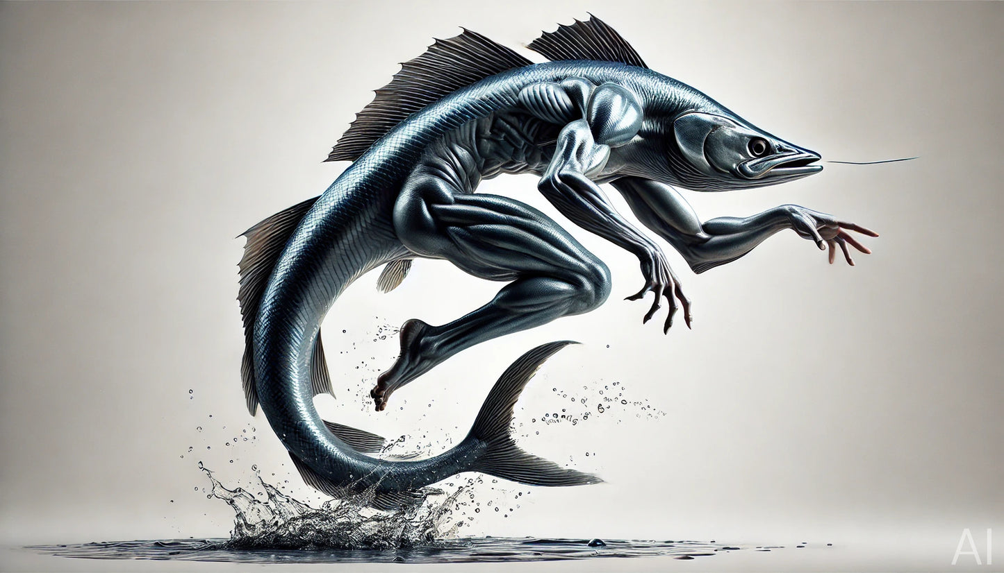Geckos & Fish – USB + Digital Download (5 Surreal Nature-Inspired Art Prints)