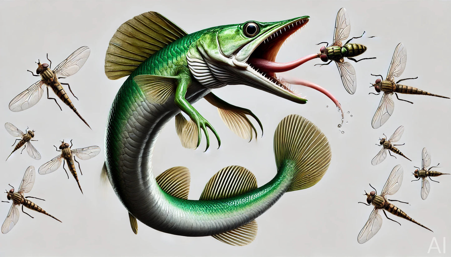 Geckos & Fish – USB + Digital Download (5 Surreal Nature-Inspired Art Prints)