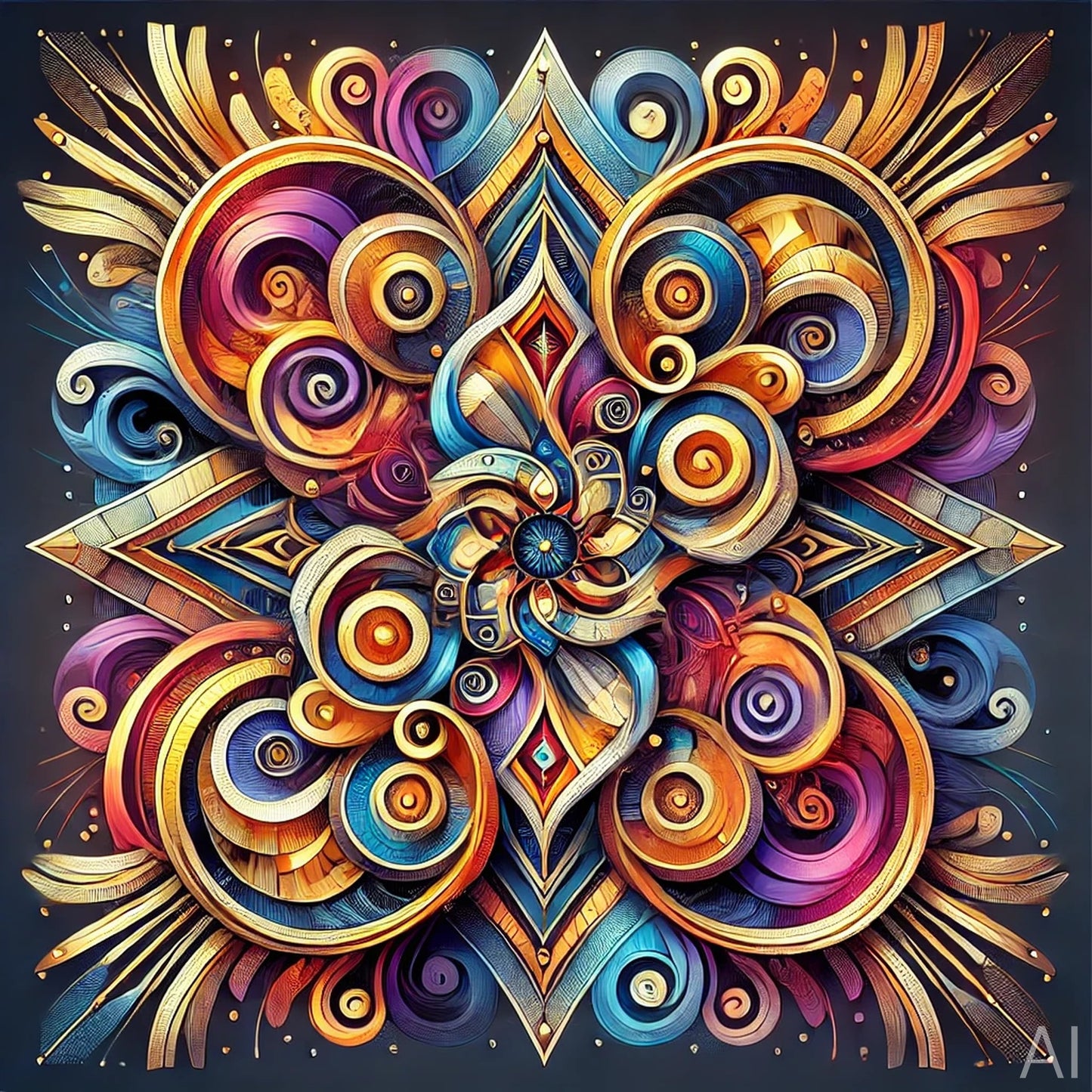 Patterned Universe – 50 Digital Mandala & Geometry Images (JPG ZIP Download)