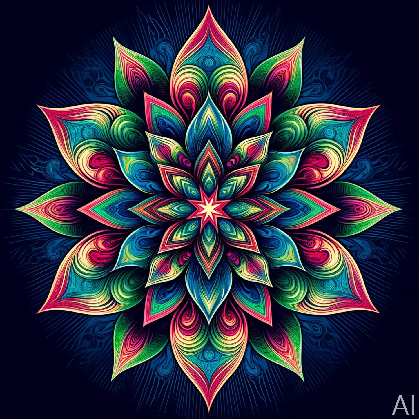 Tibetan Mandala Collection – 5 Sacred Geometry Prints | Instant Digital Download (JPG Format)