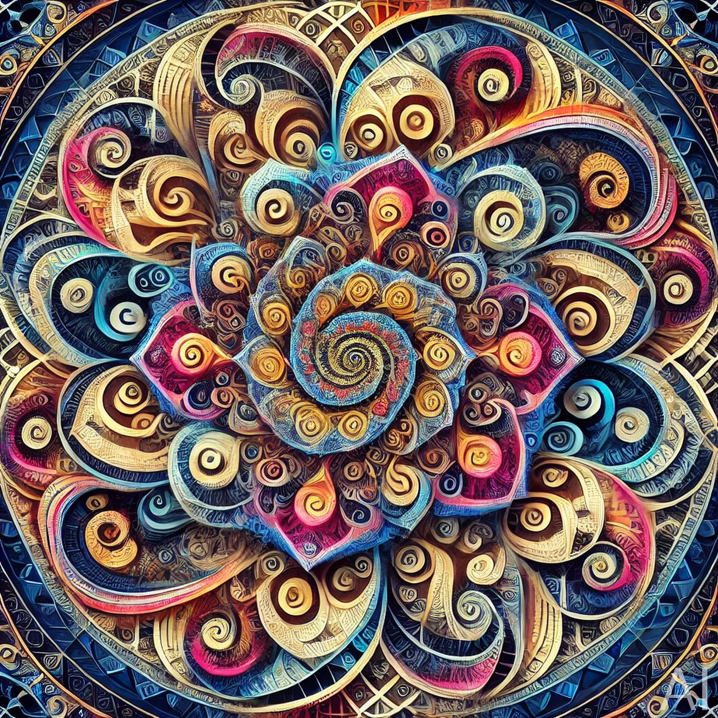 Celestial Mandalas – USB + Digital Download (5 Symmetrical Geometry JPG Artworks)