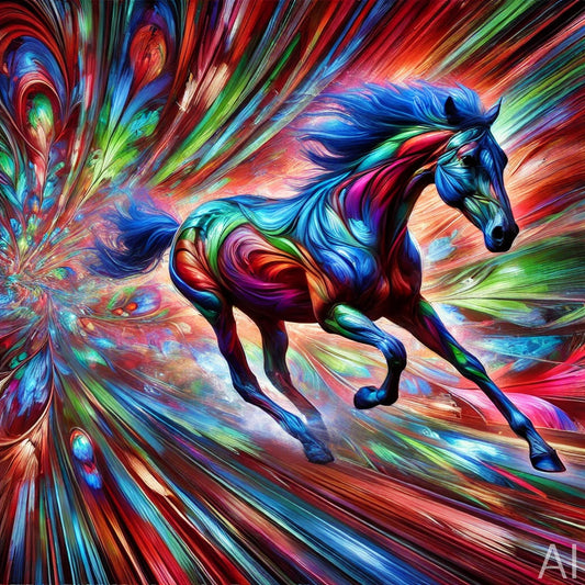 Storm Rider – Surreal Horse Tornado Fantasy Art (5-Image Digital Set)