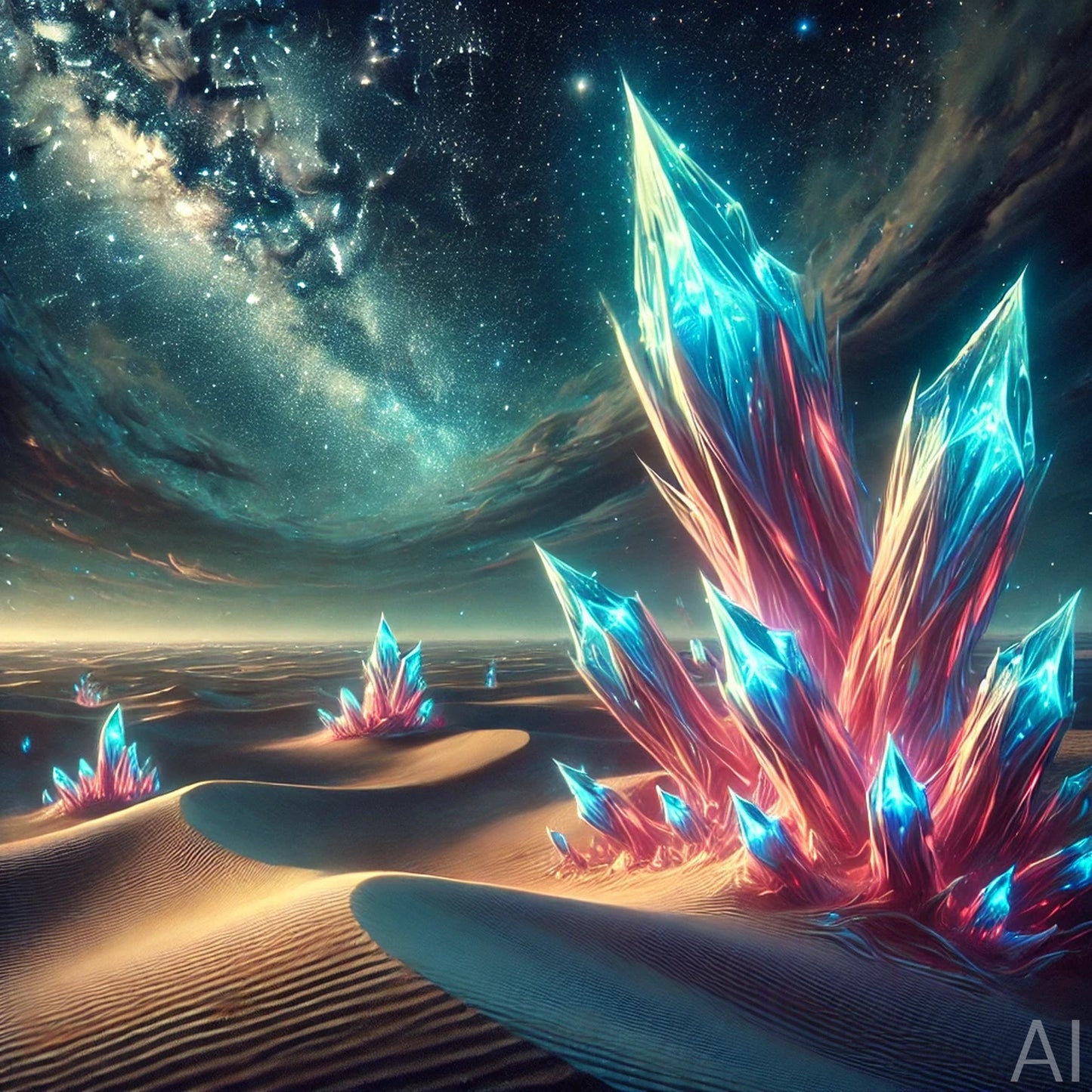 Crystalline Forms – 15 Crystal-Inspired JPG Artworks (USB + Instant Digital Download | Starter Pack Edition)