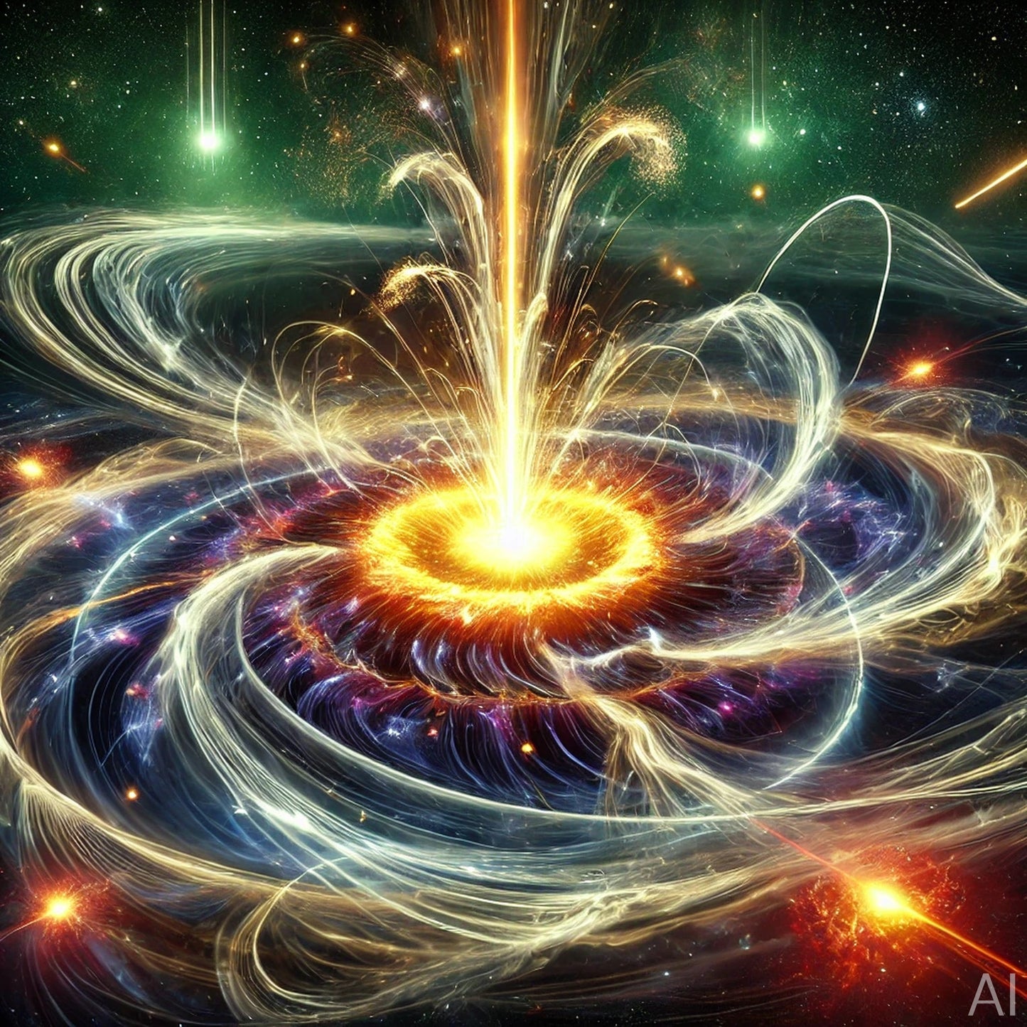 Cosmic Fountains – USB + Digital Download (5 Stellar Stream Art Prints)