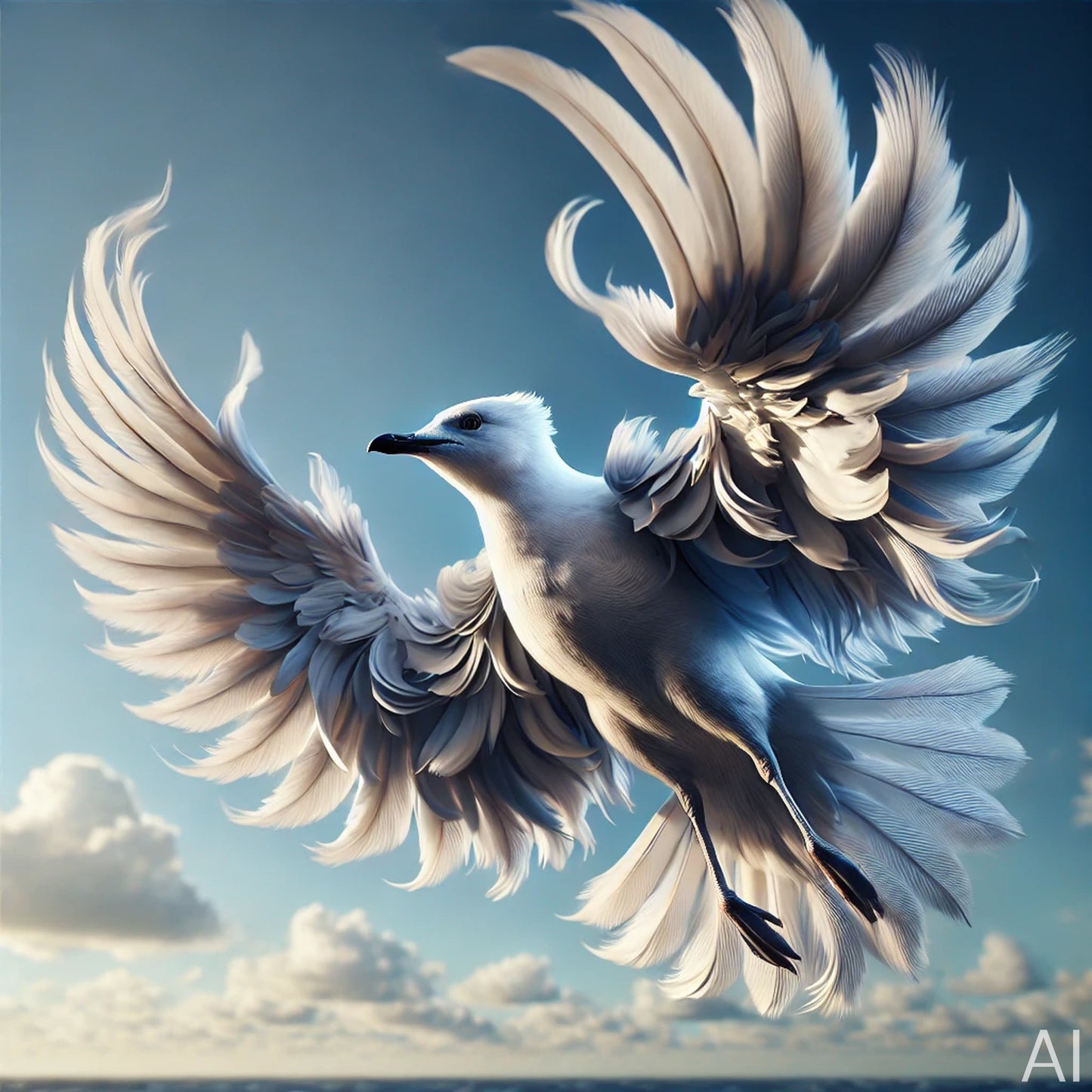 Seagull Deities – USB + Digital Download (5 Mythic Skyborn JPG Art Prints)