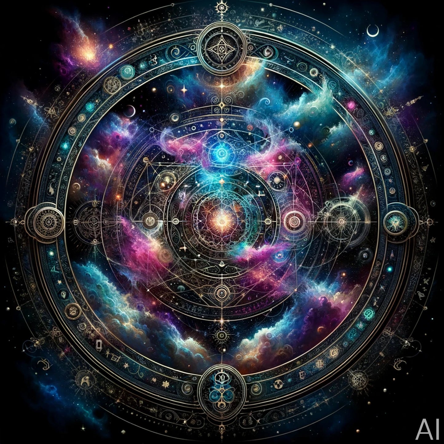 Sigilum – USB + Digital Download (5 Cosmic Sigil Art Prints)