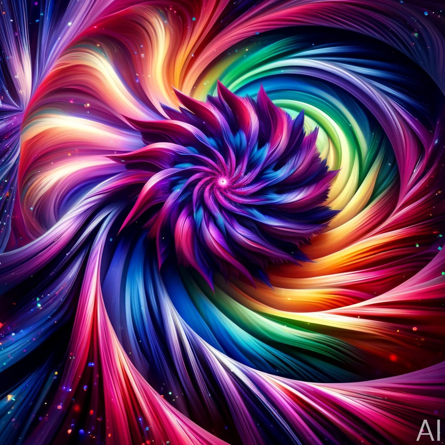 Cosmic Bloom – USB + Digital Download (5 Space-Inspired Mandala JPG Art Prints)
