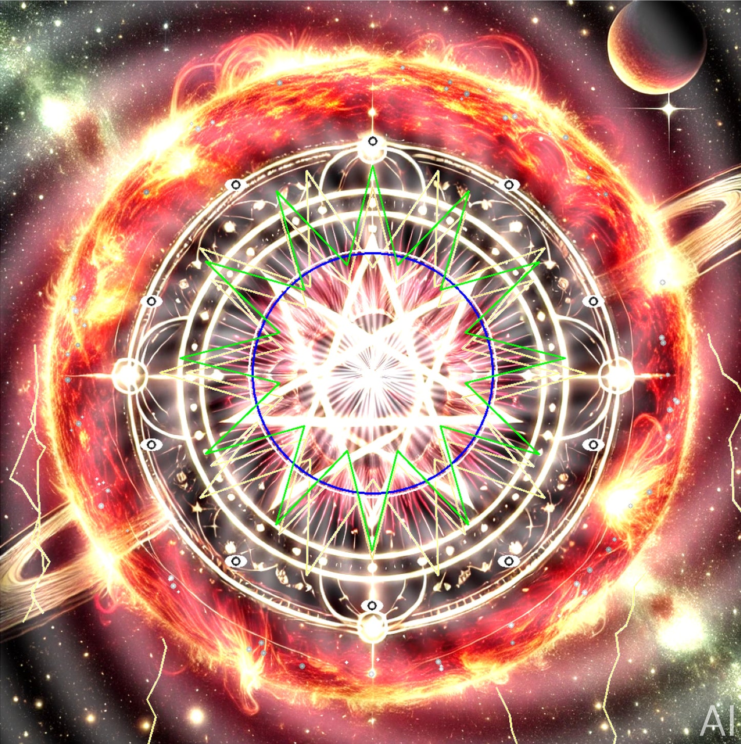 Patterned Universe – 50 Digital Mandala & Geometry Images (JPG ZIP Download)